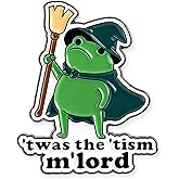 DAYANEY Enamel Pins as Funny Pins for Backpacks for Women Men Fans | Ello Worm Anime Twas the Tism M Lord Pins, Happy Birthday Soccer Pin Gluten Free Pin Live Laugh Toaster Bath Vintage Badge