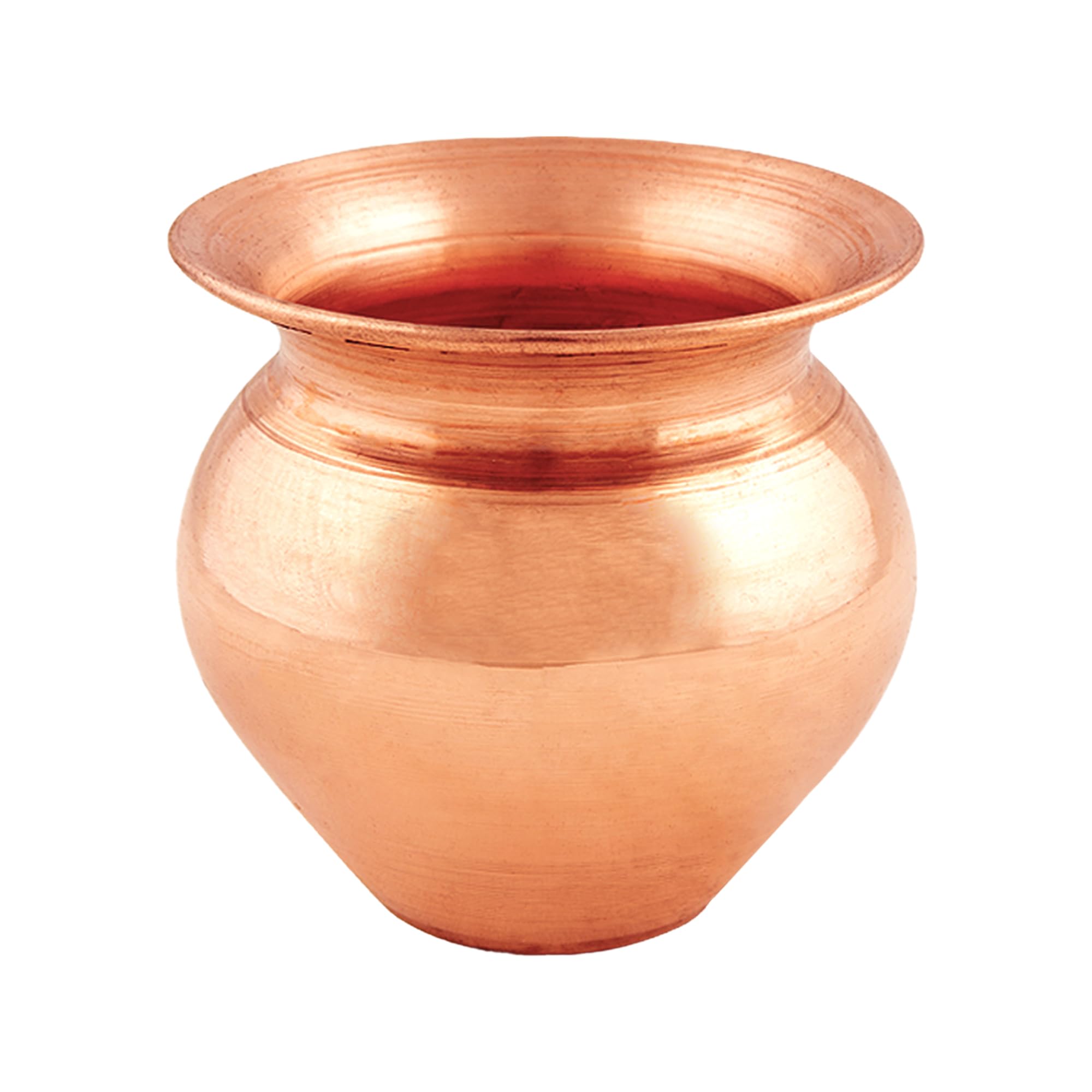 Photo 1 of Shubhkart Indian Pure Copper Kalash, Lota for Puja Decoration 9 cm Height (Medium) Pure Copper, Copper Vessel Lota Kalash for Pooja at Home, Wedding Purpose, use in Office, Temple and All Festival