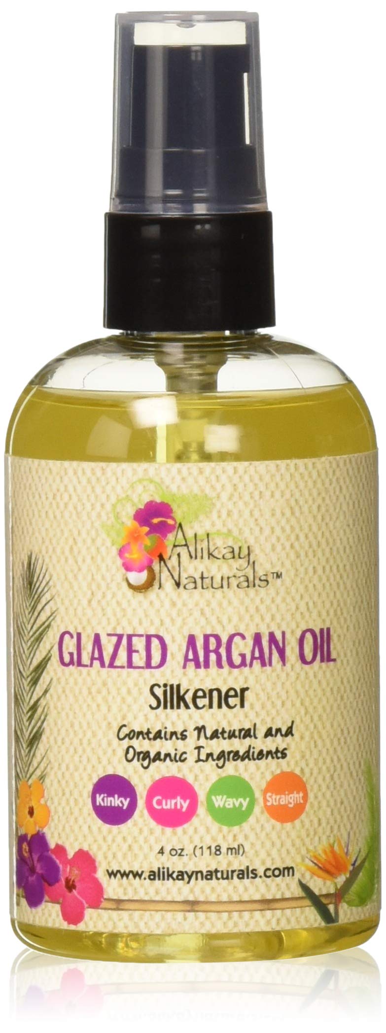 Alikay Naturals Glaze Argan Hair Silk, 4 Ounce