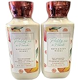 Bath & Body Works Pretty as a Peach Body Lotion 8 Ounces Each Pack of 2