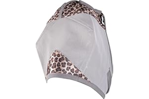 Cashel Crusader Fly Mask, Standard (Leopard, Horse)