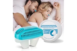 FOJOC Anti Snoring Device,Stop Snoring Solution for Better Breathing, Sleep Aid for Men and Women,Soft and Comfortable Material Blue