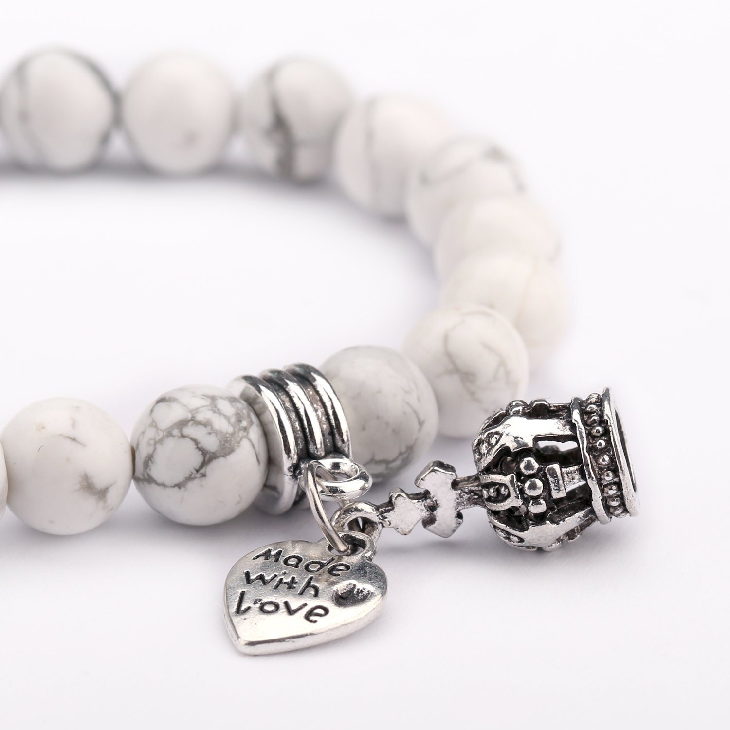 Beads Bracelet,UHIBROS Crown with \