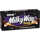 MILKY WAY Dark Chocolate Candy Bars, Midnight Dark, Full Size, 1.76 oz (Pack of 24) Chocolate Bars Bulk