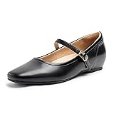Cusolemore Mary Jane Flat Shoes for Women with Arch