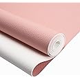 AOUXSEEM 11.8" x 52"(30cm x 132cm) Pink Faux Leather Roll for Bows Earrings Handbag Wallet Purses Sewing Craft Making Handmade Synthetic Fabric