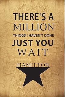 Amazon Com I Am The One Thing In Life I Can Control Hamilton Blank Journal Lyrics And Music Lined Ruled Paper And Staff Manuscript Paper For Notes Gift Book Notebook Journal 110