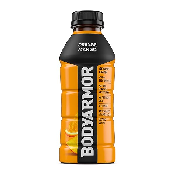 BODYARMOR SPORTS DRINK SPORTS BEVERAGE, ORANGE MANGO, NATURAL...