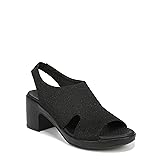 BZees Womens Eden Slingback Strappy Sandals Black