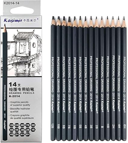 Amazoncom Artist Pencil Collection Best Quality 14pcsset