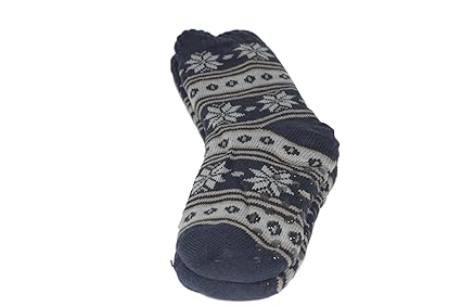amara-global Herren Hüttensocken Hausschuhe Socken Hüttenschuhe warm ABS