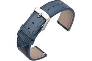 ANNEFIT Watch Band 16mm 17mm 18mm 19mm 20mm 21mm 22mm 24mm - Classic Oil Wax Leather Quick Release Watch Strap for Men Women