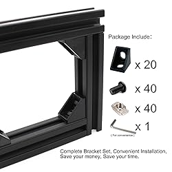 BLCCLOY 20 Sets Black 2020 Series Aluminum
