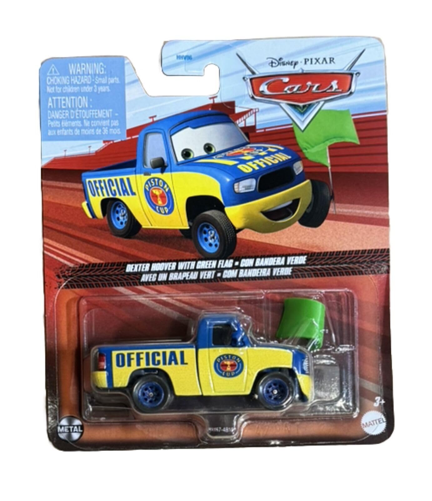 Disney Pixar Cars - Dexter Hoover with Green Flag