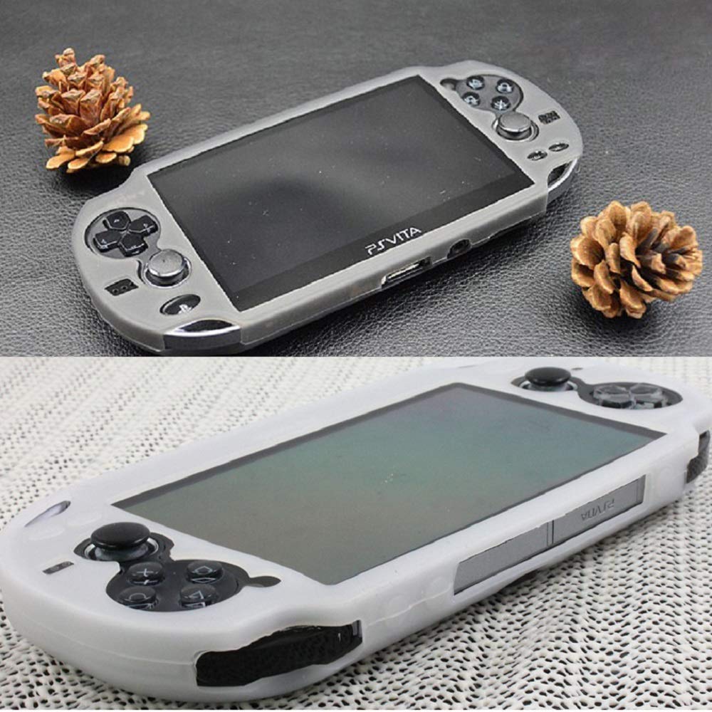 RDFJ vita1000 Silicon Full Cover Skin Protector Case for PSVita1000 (White)