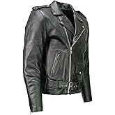 Milwaukee Leather Men's Classic Premium Leather Motorcycle Biker Riders Jackets