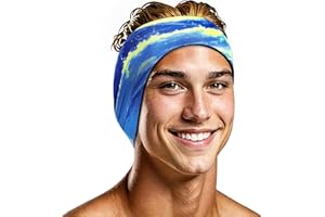 HeySplash Swimming Headband, Swimming Earplugs Ear Band Swimmer Ear Protection Kids Ear Plugs, Elastic Neoprene Ear Guard and Hair Guard for Kids & Toddlers, Keep Water Out and Hold Earplugs in