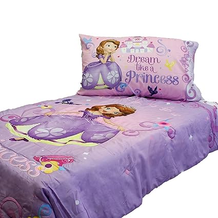 Disney Jr Princess Sofia The First 4 Piece Toddler Bedding Set Amazon In Electronics