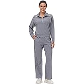 Blaosn Cute 2 Piece Sets Outfits for Women Oversized Sweatshirt Wide Leg Pants Workout Sweatpants Matching Lounge Clothes