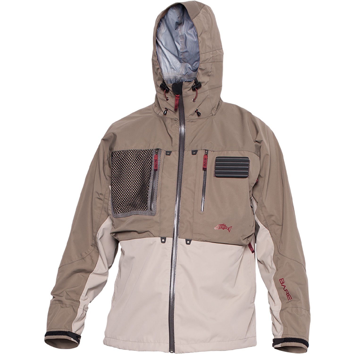 Large B074xhv7kx Bare Adamsジャケット ストーン フィッシングジャケット 特別価格