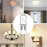 Haraqi 12 Pack G9 Halogen Bulbs 28W 230V 2800K Warm White 310Lm view 7
