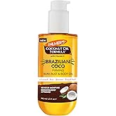 Palmer's Coconut Oil Formula Brazilian Coco Firming Body Oil with Vitamin E, 6.5 Fl Oz, Helps with Skin Tightening & Firming of Bum, Bust & Belly, Provides 48Hr Moisture, Dermatologist Approved