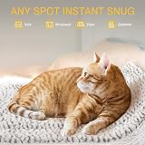 MORA PETS Self Warming Cat Bed 70x47cm Washable Dual Surface view 2
