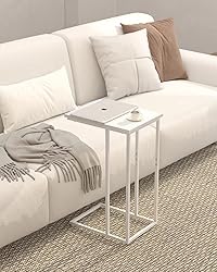 Innerjoin C Shaped End Table, C Side Table for