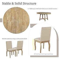 Harper & Bright Designs Kitchen Dining Table Set