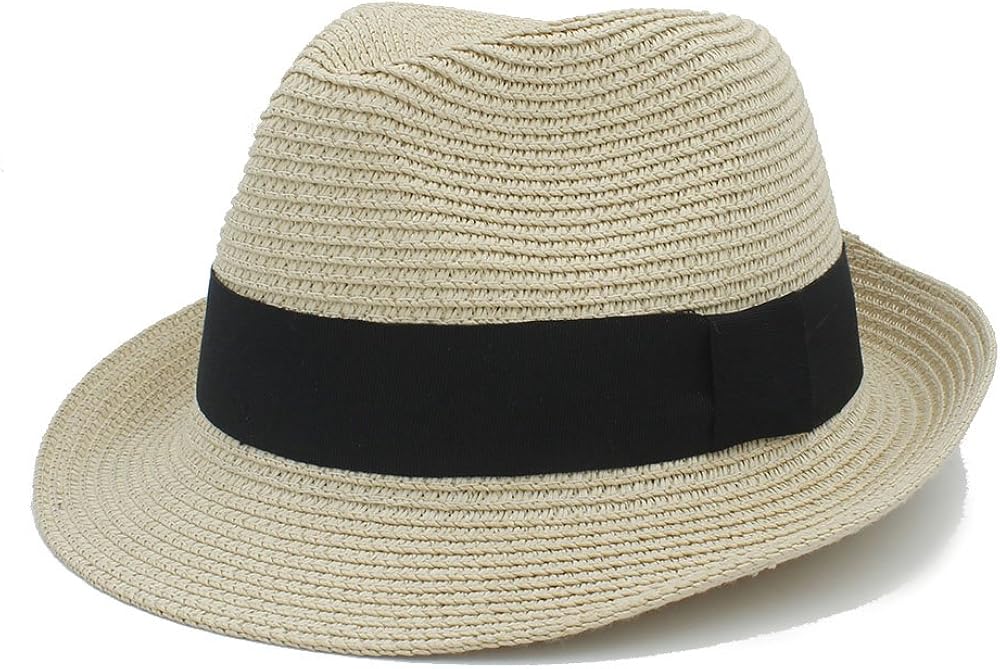 straw homburg hat