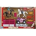 Grange Valley Ranch Newray – Avec Chevaux Et Accessoires – Échelle 1/32 – Neuf