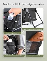 besrey Baby Backpack Carrier Toddler Hiking Carrier with 3-Height Seat Black view 4