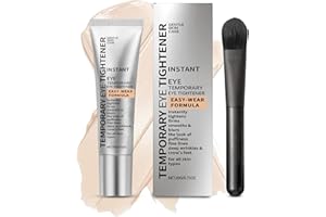 Perfection Eye Tightener,Skin Care Moisturizing Eye Tightener Cream with Brush,No-Filter Firming Primer, Instant Firming Form