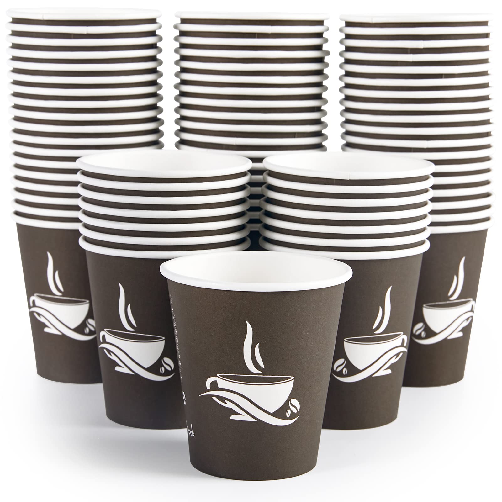 LITOPAK 270 Pack 10 oz Paper Cups, Disposable Coffee Cups, Paper ...