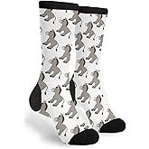 Cartoon Donkey Men Women Casual Crazy Funny Athletic Sport Colorful Fancy Novelty Graphic Crew Tube Socks