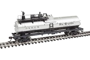 Walthers Trainline Firefighting Car-Ready to Run-Denver & Rio Grande Western(TM) #AX 2946 (Silver, Black) 931-1791 HO Scale M