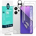Ibywind 2 Pcs Screen Protector For Redmi Note 13 Pro+ 5G/Redmi Note 13 Pro Plus 5G 6.67",Flexible TPU Film,With 1Pc Camera Lens Protector,1Pc Back Film,Bubble Free[Easy to install]