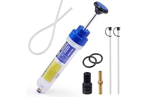 Orion Motor Tech Oil Extractor Pump, 200mL Manual Fluid Extractor for Power Steering Transmission Gear Oil & Brake Fluid Tran