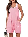 ANRABESS Womens Rompers Summer Casual Loose