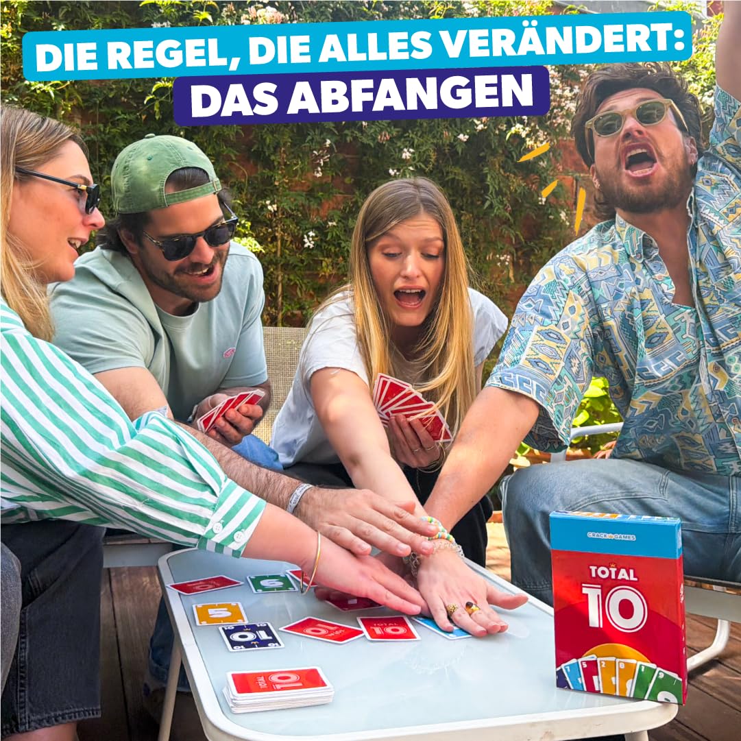 TOTAL 10 – Kartenspiel Inspiriert vom Rommé | Von den Machern von Crack List | 2 bis 8 Spieler | Ab 8 Jahren | Stimmungsspiel für Familie & Spieleabend | Geschenkidee | Deutsche Version 4