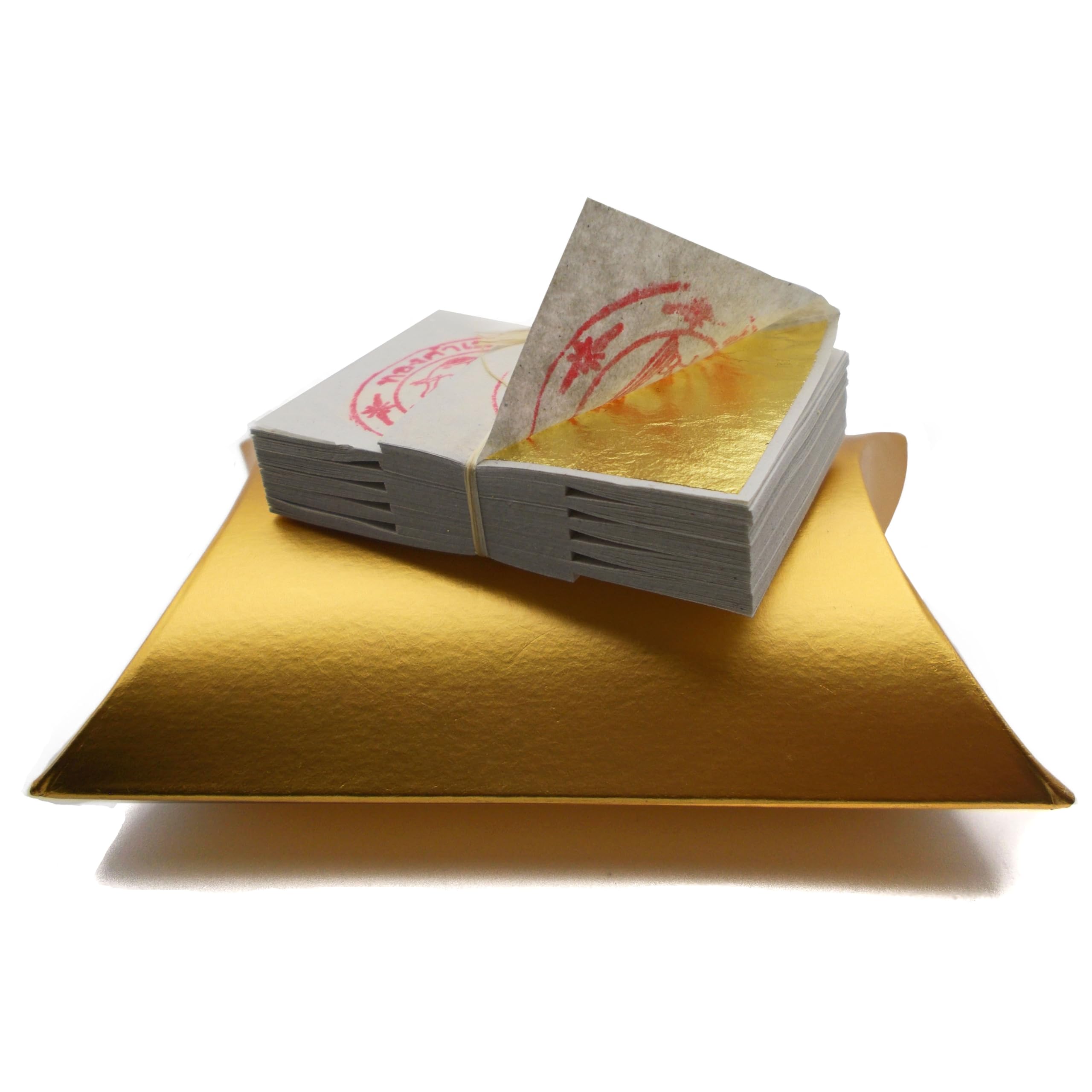 Generic 24K (999/1000) Genuine Gold Leaf Sheets, 1.57