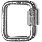 US STAINLESS Stainless Steel 316 Square Quick Link 1/4" (6mm) Marine Grade
