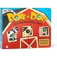 Melissa & Doug Poke-a-Dot Old MacDonald's Farm Board Book Toy | 20-Page Board Book, Popping Buttons, Farm Counting & Color Ma