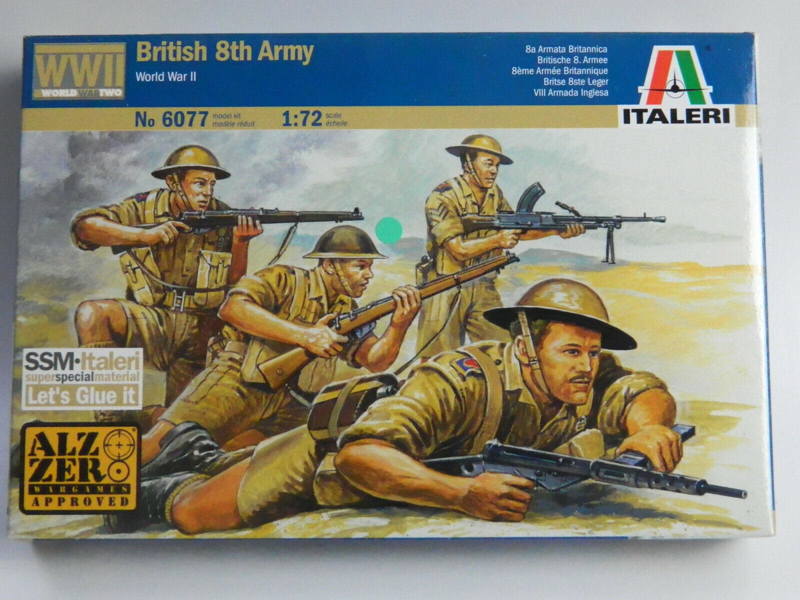 Italeri 1: 72 510006077 – WW2 8 British Army