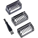 LinMei Replacement Shaver Combs for 1st Gen Micro Touch Solo Shaver - 1MM, 3MM, 5MM Combs &amp; Cleaning Brush