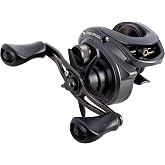 Lew's Speed Spool Baitcast Fishing Reel, 7.5:1 Gear Ratio, P2 Super Pinion | Aluminum Frame, Graphite Sideplate, MCS Braking System, Speed Gears, Rulon Drag, Gray