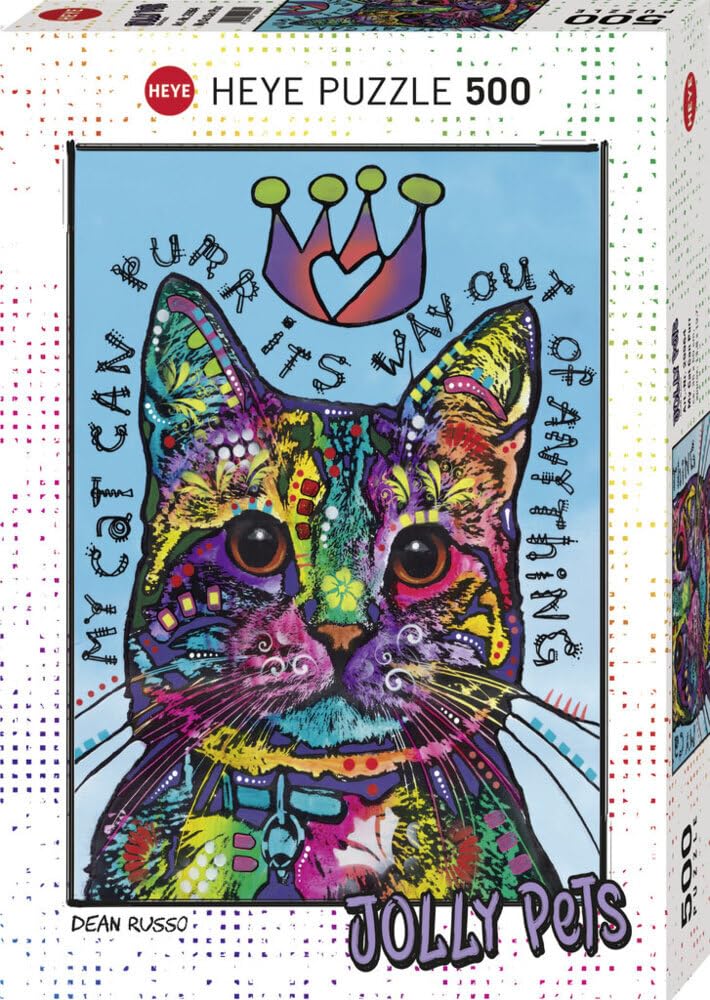 Heye Puzzles - 500 Pc - My Cat Can Purr