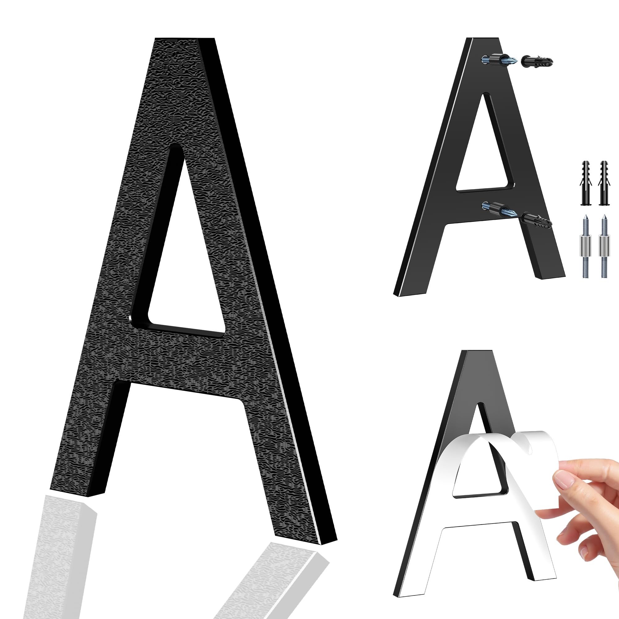 6 Inch Self-adhesive House Numbers, Modern House