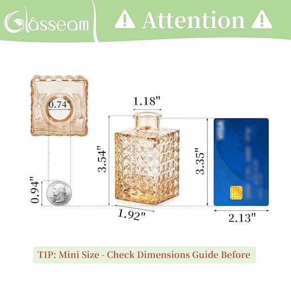 GLASSEAM GLASS SMALL VASES FOR CENTERPIECES: CUTE BUD VASES IN BULK 28 VINTAGE RUSTIC MINI VASES FOR FLOWERS CHAMPAGNE PINK CENTERPIECE VASE FOR TABLE DECOR WEDDING PARTY DECORATIONS