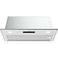 Comfee' Range Hood 27 inch, Built-in/Insert Vent Hood 450 CFM, 3 Speed Gesture Sensing & Touch Control Panel Stainless Steel Kitchen Stove Hood, Ducted/Ductless Convertible Duct